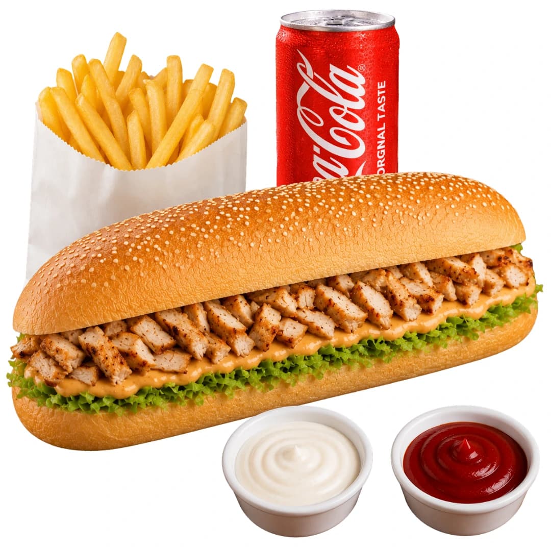 Chicken Steak SandWich Combo
